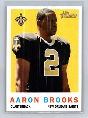 2005 Topps Heritage #86 Aaron Brooks New Orleans Saints • $1.59