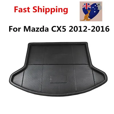 Rear Cargo Mat Floor Liner Pad Mat Tray Dustproof Black For Mazda CX5 2012-2016 • $33.02