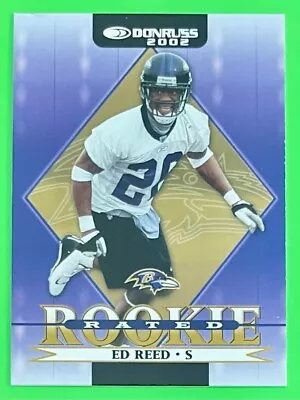 Ed Reed 2002 Donruss Rookie #298 • $5