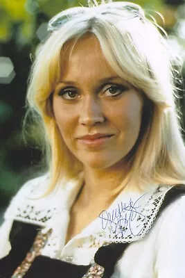 AGNETHA FALTSKOG ABBA SIGNED 8x12 PHOTOGRAPH  3 UACC & AFTAL RD AUTOGRAPH • £449.99