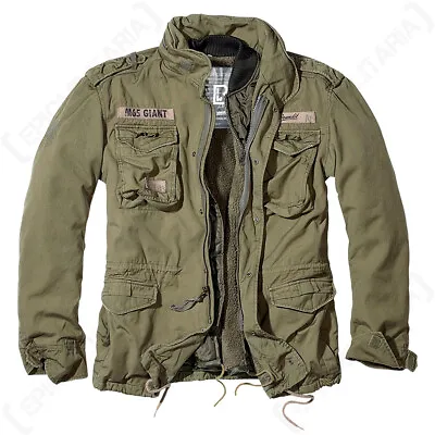 Brandit Military M65 Giant Field Jacket Coat - Olive - Various Sizes • £103.95