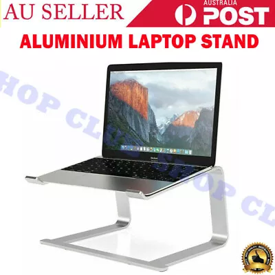 Adjustable Aluminium Laptop Stand Ergonomic Portable Tray Holder Cooling Riser • $27.80