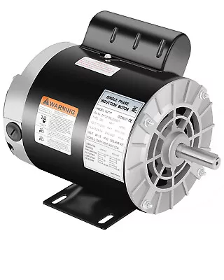 1HP Air Compressor Motor Single Phase 3450 RPM 56 Frame 5/8  Shaft Diameter • $129.99