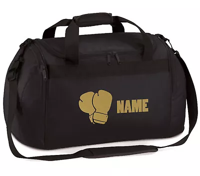 £21.99 • Buy Personalised Boxing Holdall Gloves Training Bag Customised Any Name Gym Kit