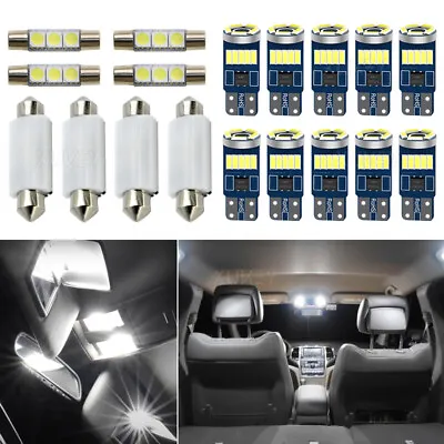 18pcs Premium LED Interior Lights Bulbs Kit Car Trunk Dome License Plate Lamps • $15