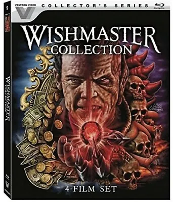 Wishmaster Collection: 4-Film Set (Blu-ray 2017 ) Slipcover NEW FREE SHIP • $24.99