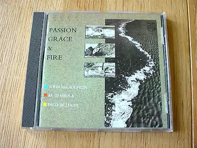 JOHN MCLAUGHLIN / AL DE MEOLA / PACO DE LUCIA Passion Grace & Fire CD • £1.99