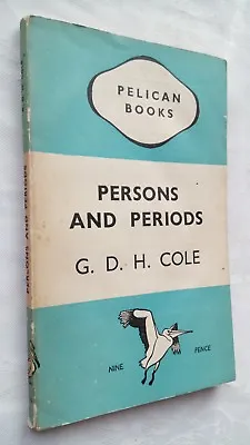 G D H Cole Persons And Periods 1st/1 Sb 1945 Penguin Pelican A146 Daniel Defoe • £11.95