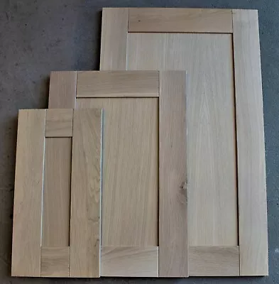 £123 • Buy Solid Oak Kitchen Shaker Door Frontals 20mm Thick