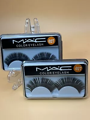 Set Of 2 MAC Cosmetics Color Eyelash Eye Lashes #027 -  NEW NIB • $35.99