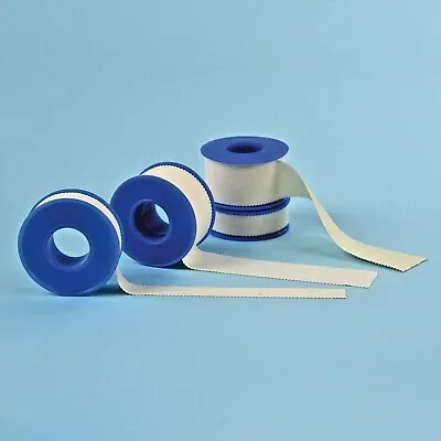 SENSIplast Adhesive Cotton Fabric Tape Medical Hypoallergenic Elastic Spooled • £3.39