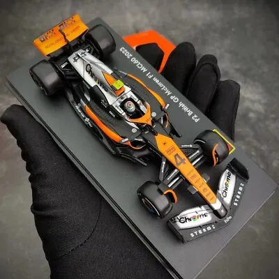 Bburago 1/43 McLaren F1 Team MCL60 2ND Place GP British 2023 #4 Lando Norris • $29.99