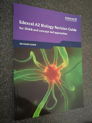 Edexcel A2 Biology Revision Guide For SNAB And Concept-led Approaches • £10.47