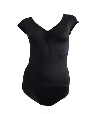 M By Madonna X H&m Rare Sexy Chic Black Sleeveless Bodysuit Xs Uk 6-8 Us 2-4 New • £24.99