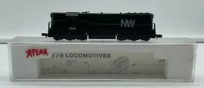 Atlas KATO N Scale SD9 Norfolk & Western #2349 Diesel Locomotive With Box • $80