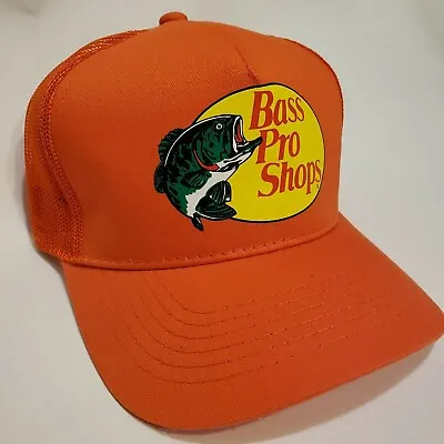 $16.95 • Buy Bass Pro Shops Hat Outdoor Fishing Baseball Trucker Mesh Cap Adjustable SnapBack