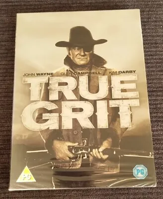 True Grit - DVD- [New/Sealed] John Wayne Kim Darby. Classic Western Cowboy Film • £3.50