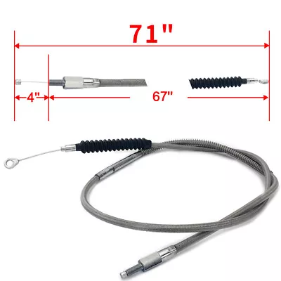 71  Clutch Cable For Harley Dyna Street Bob Road Glide Softail Heritage FLSTC • $45.89