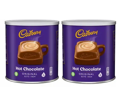 £34.99 • Buy Cadbury Hot Chocolate Drinking Powder Original Stir Into Hot Milk 2 X 2kg Tubs