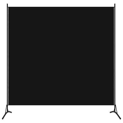 VidaXL Room Divider Black 175x180 Cm Fabric • $46.87