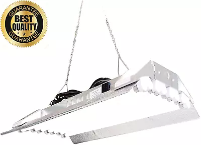 T5 HO Grow Light 2 FT 8 Lamps Fluorescent Hydroponic Indoor Fixture Bloom Veg • $75.99