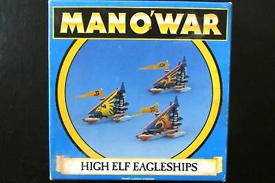 OOP Citadel / Warhammer Metal Man O' War High Elves Eagleships • $31.11