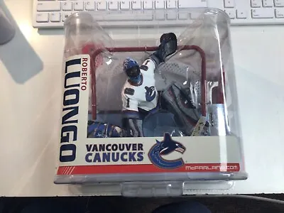 2007 Mcfarlane Roberto Luongo Vancouver Canucks Hockey Figure Series 15 Nip  • $18.39