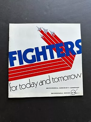 Original Mcdonnell Douglas Fighters Of Today And Tomorrow Booklet Great! • $6.95