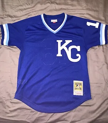 Men’s Mitchell & Ness MLB Kansas City Royals Bo Jackson 1989 Jersey Size S-M • $39.99