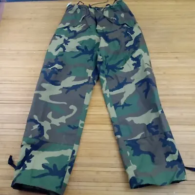 Vintage Military Issued Gore Tex Seamed Camo Pants Medium Long • $50