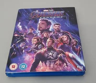 Marvel Avengers Endgame 2 Disc Blur-ray Cardboard Sleeve Robert Downey Jnr • £2.99