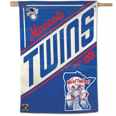 Minnesota Twins Cooperstown Collection 28 X40  Banner Flag New Wincraft 👀⚾ • $23