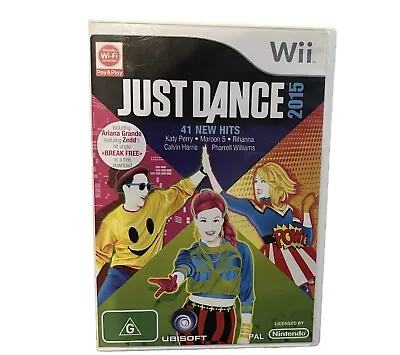 Just Dance Party 2015 - Nintendo Wii - Complete With Manual - FREE POST • $14.95