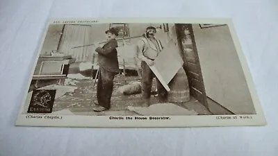 Charlie Chaplin Red Letter Photocard Essanay Silent Movie Postcard RPPC • £3.75