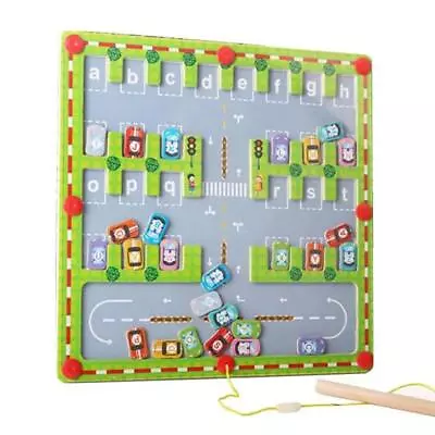 Magnetic Alphabet Maze Board Alphabet Puzzle Fine Motor Toys Alphabet Learning • £13.40