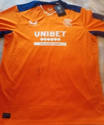 £55 • Buy Rangers John Lundstram Hand Signed Adult Xl Third Shirt New With Tags