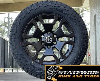 $2499 • Buy Genuine Set Of Toyota Hilux 18 Inch Wheels With 265/60/18 Falken Wildpeak Tyres