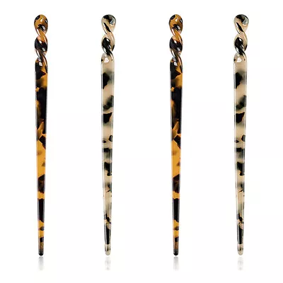 Women Chopstick Hair Clips Chinese Style Hair Stick Vintage Acetate Hairpin PYE • $4.77