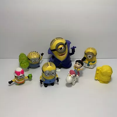 Mixed Lot Of 7 Despicable Me Minions Toys & Figures Illumination McDonald’s Etc • $7.99