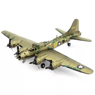 Fascinations Metal Earth B-17 FLYING FORTRESS WWII Heavy Bomber Steel Model Kit • $16.95