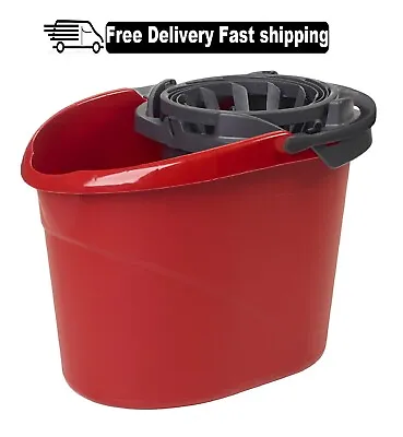 O-Cedar QuickWring Bucket 2.5 Gallon Mop Bucket With Wringer Red • $11.90