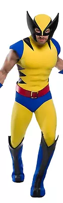 Adult Premium Marvel Superhero Wolverine Jumpsuit Costume SIZE XL (with Defects) • $139.99