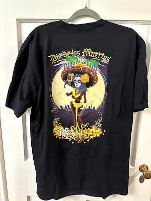 NEW SS Dr. Pepper Dia De Los Muertos Black T-Shirt -XL - La Catrina • $10