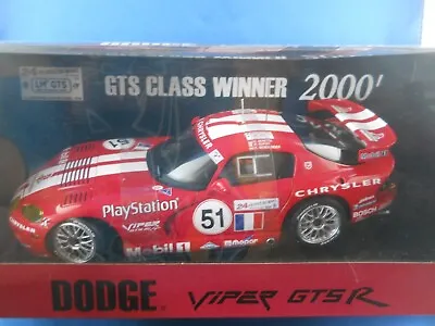 AUTOart Dodge Viper GTS-R 2000 LeMans GTS Class Winner #51 1:18 Diecast • $218.31