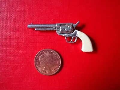 1/6 Scale Action Figure Cowboy Gun Revolver Pistol Metal Cream Dragon BBI • £4.70