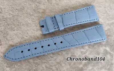 Genuine OEM Zenith 20/16mm Blue Matte Leather Watch Strap Band NEW  • £200