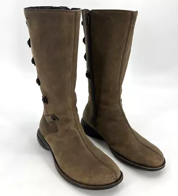 Merrel Boots Womens 7 Tetra Launch Waterproof Leather Riding Outdoor Cinnamin • $59.99