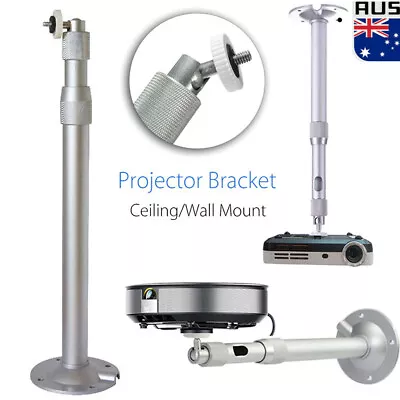 $16.01 • Buy 360°Universal Projector Ceiling Projector Mount Aluminium Bracket 15KG Capacity