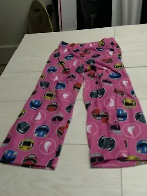 $9 • Buy (1) Pre-owned Great Conditioned XS Kids Pink 90s Power Rangers Pajama Pants