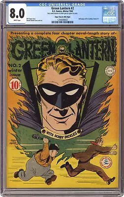 Green Lantern #2 CGC 8.0 Edgar Church (Mile High) 1941 1294089002 • $8600